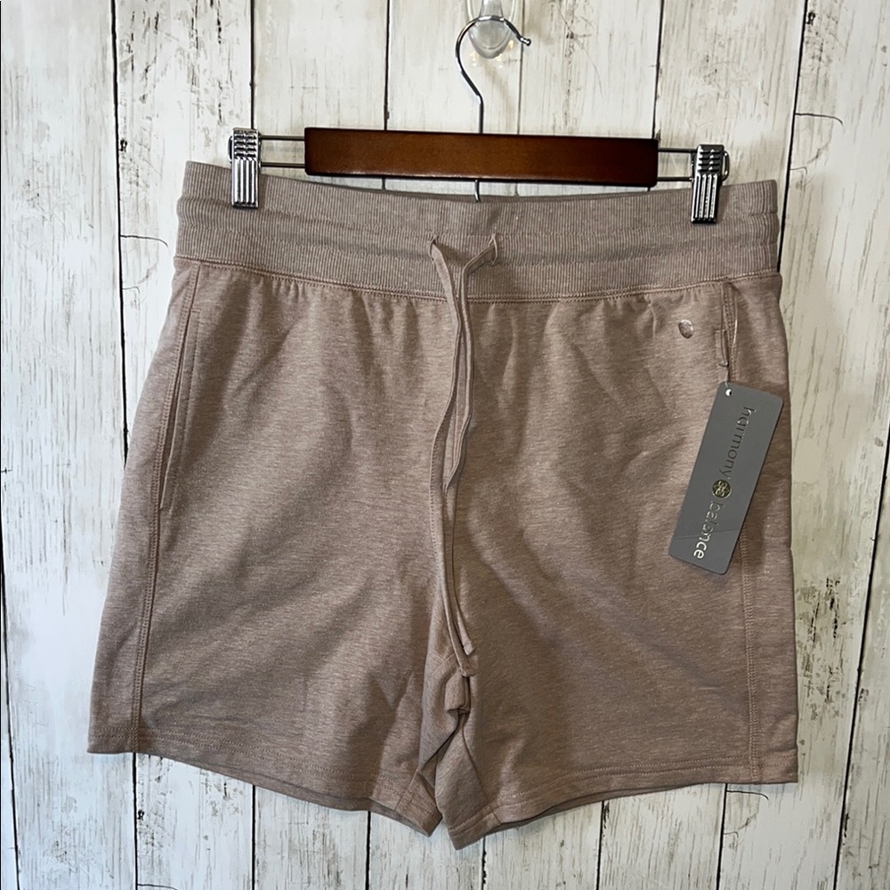 Harmony Balance Shorts Size Medium Brown NWT